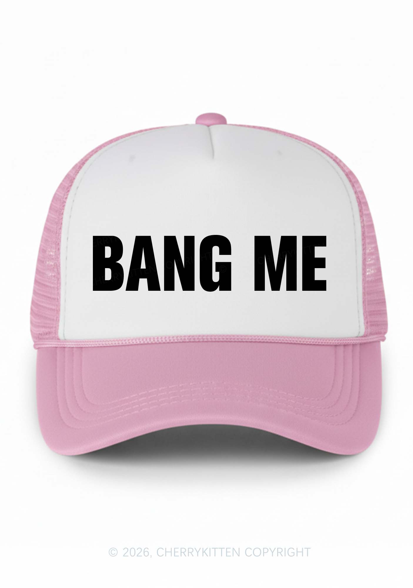 Bang Me Y2K Colorblock Trucker Hat Cherrykitten