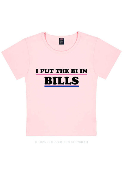 I Put The Bi In Bills Pride Y2K Baby Tee Cherrykitten