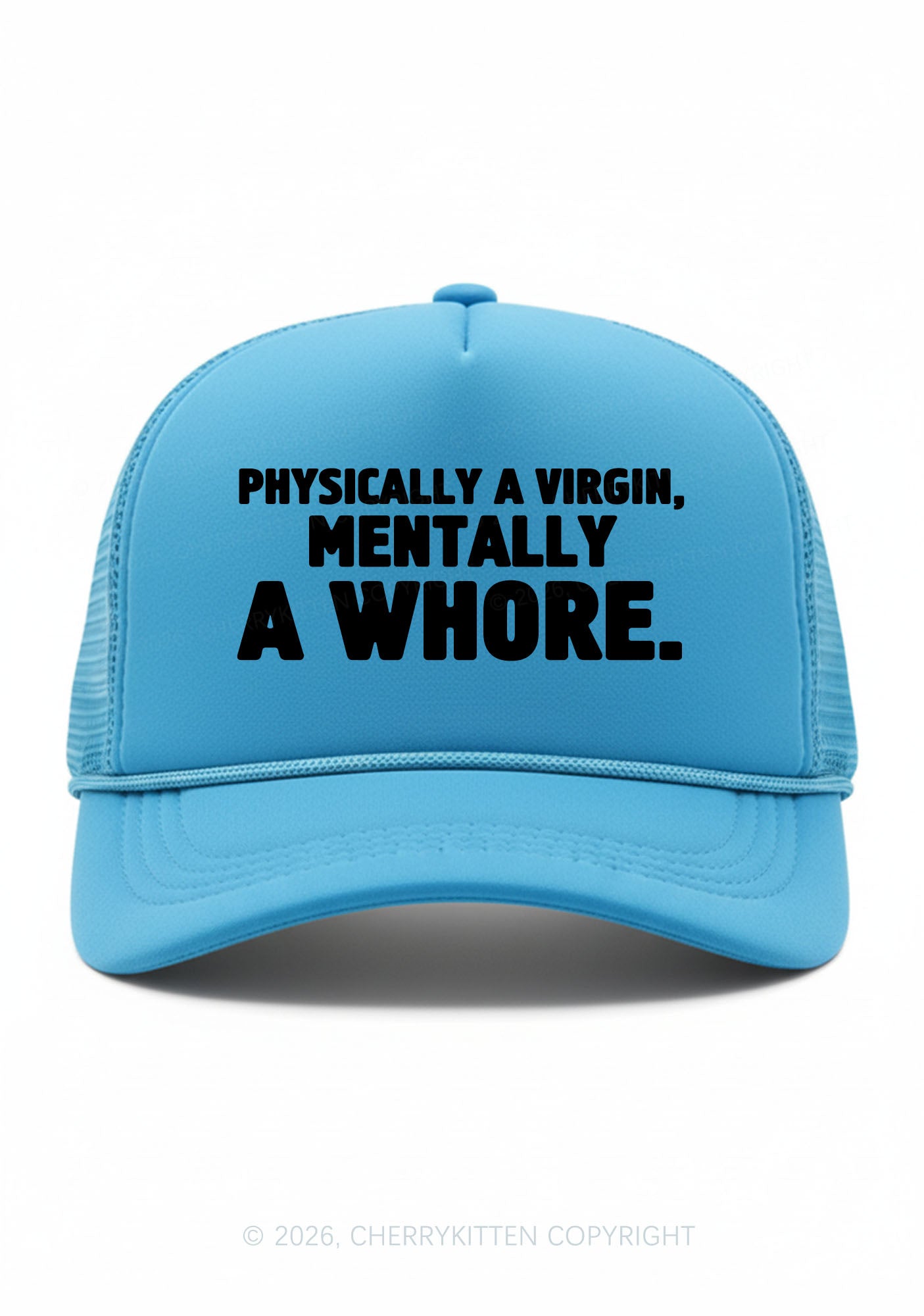 Mentally A Hore Y2K Trucker Hat Cherrykitten