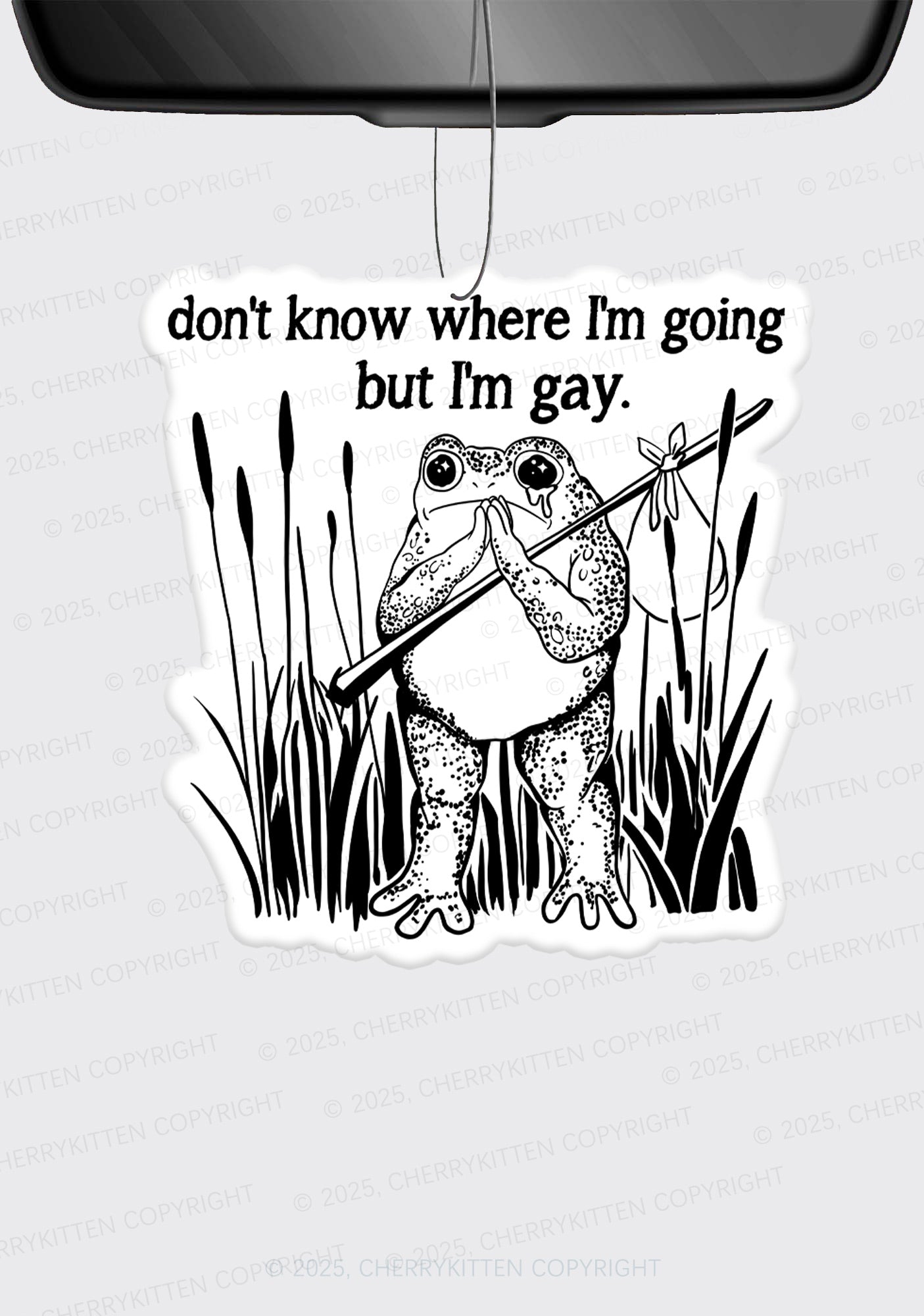But I Am Gay Frog Pride 1Pc Y2K Car Air Freshener Cherrykitten