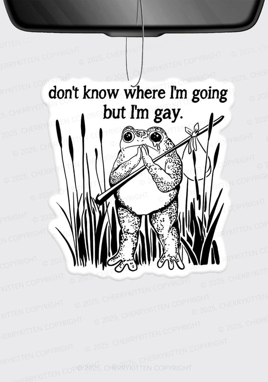 But I Am Gay Frog Pride 1Pc Y2K Car Air Freshener Cherrykitten