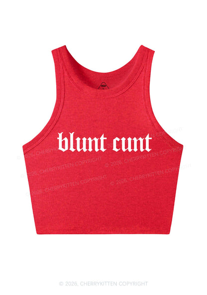 Blunt Cxxt Y2K Crop Tank Top Cherrykitten