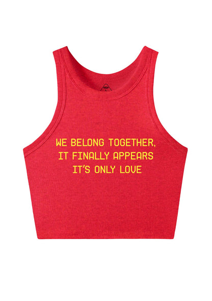 We Belong Together Y2K Crop Tank Top Cherrykitten