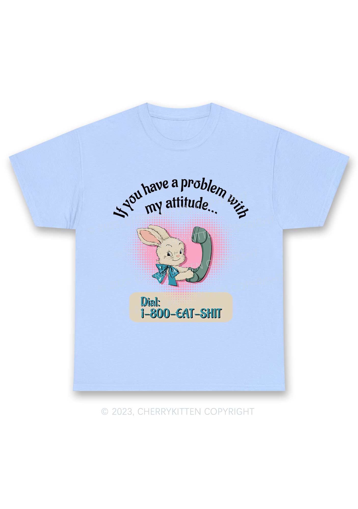 You Have A Problem Y2K Chunky Shirt Cherrykitten