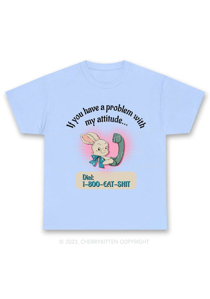 You Have A Problem Y2K Chunky Shirt Cherrykitten
