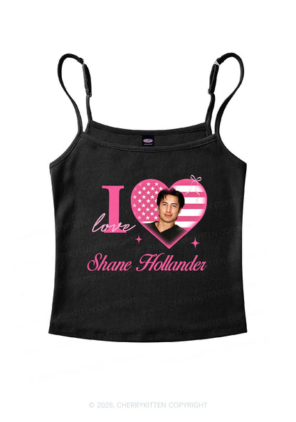 I Love SH HR Y2K Spaghetti Strap Cami Cherrykitten