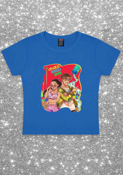 Chicken Noodle Soup Kpop Y2K Baby Tee Cherrykitten