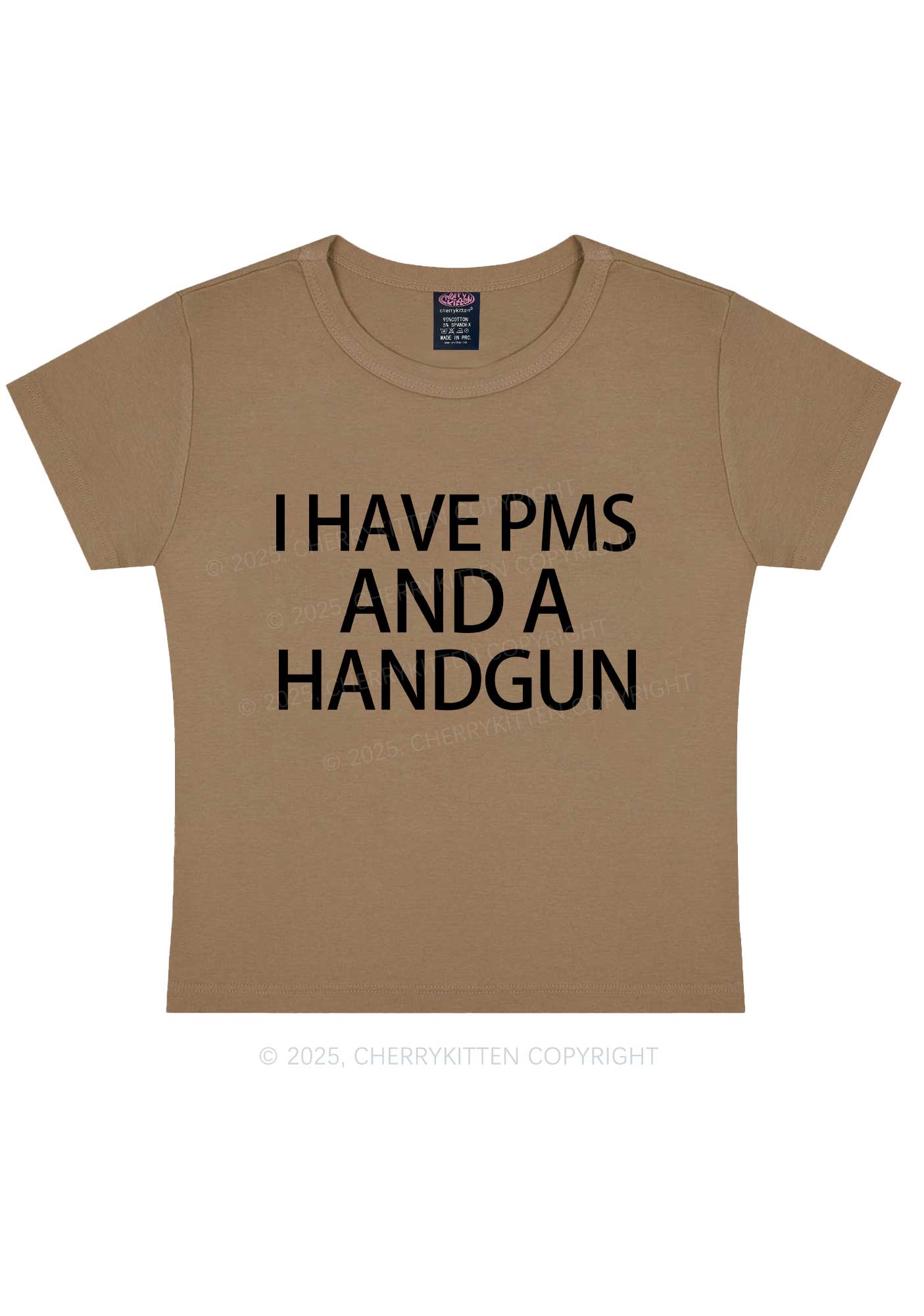 I Have Pms Y2K Baby Tee Cherrykitten