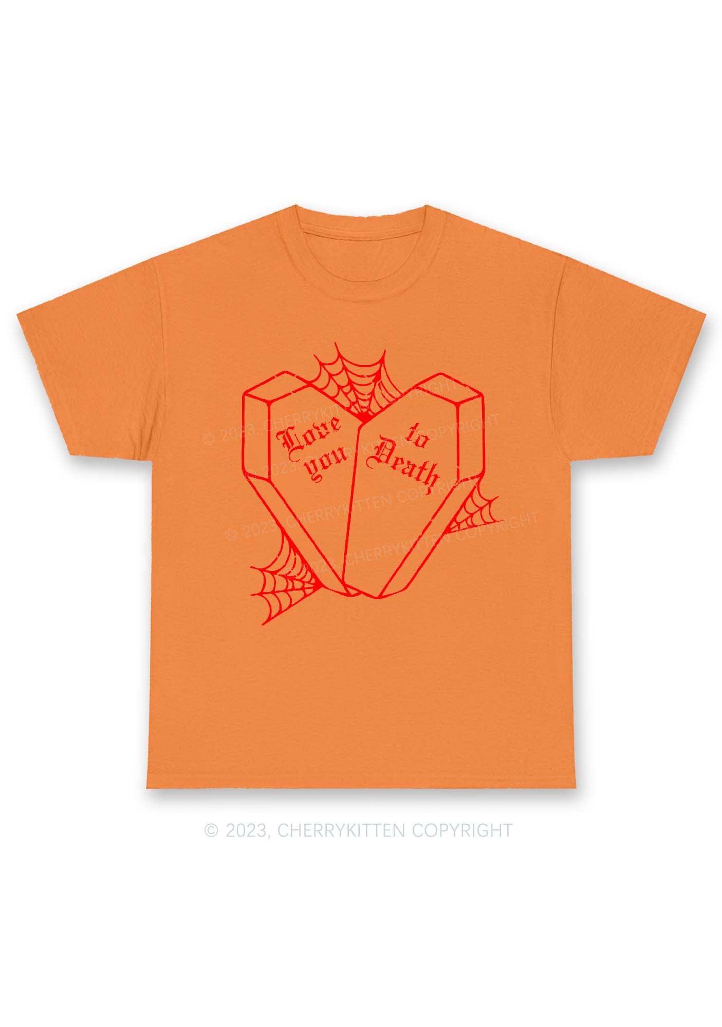 Love You To Death Halloween Chunky Shirt Cherrykitten