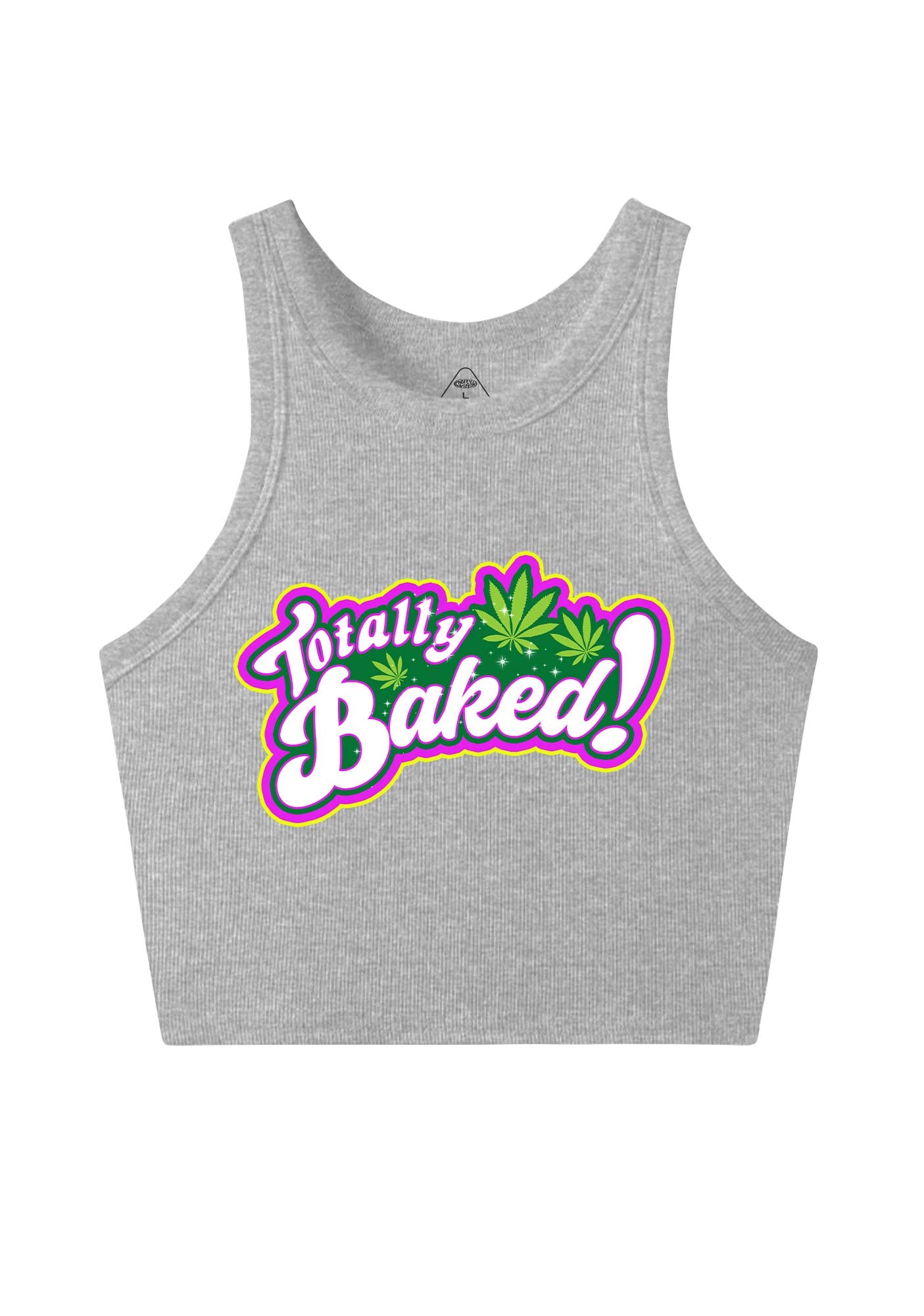 Totally Baked Y2K Crop Tank Top Cherrykitten