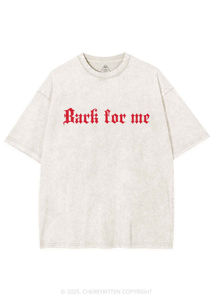 Bark For Me Y2K Shirts Washed Tee Cherrykitten