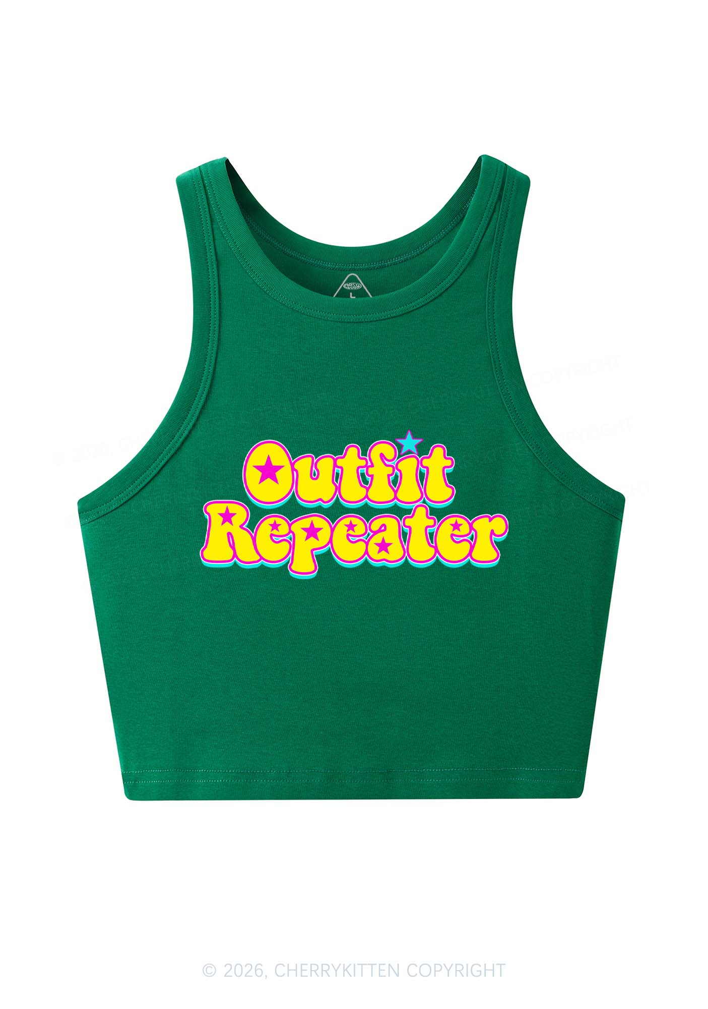 Outfit Repeater Y2K Crop Tank Top Cherrykitten