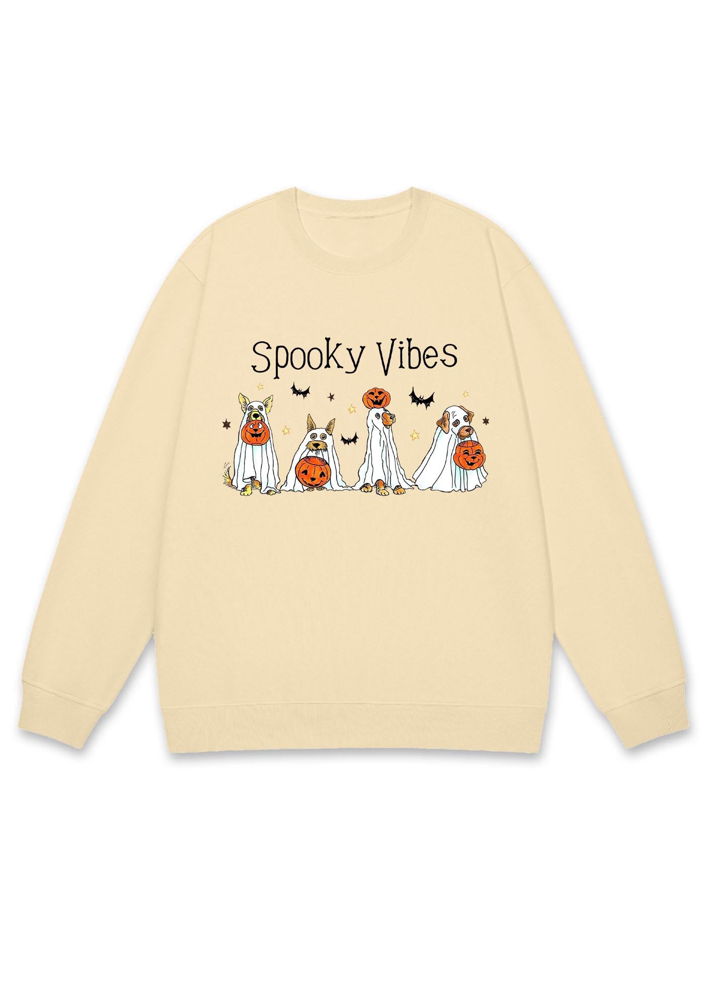 Spooky Vibes Halloween Y2K Sweatshirt Cherrykitten