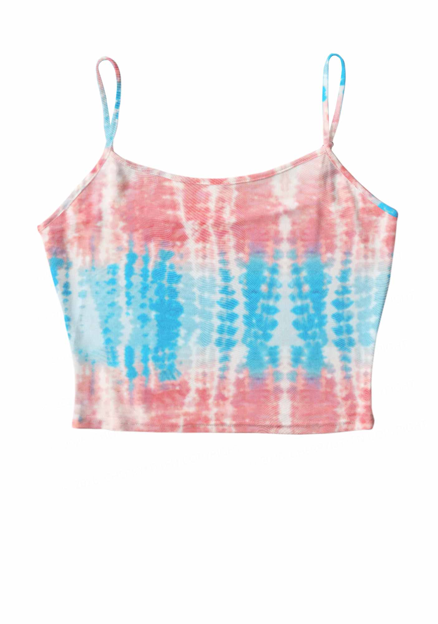 Tie Dye Trans Pride Y2K Mesh Cami Tank Cherrykitten