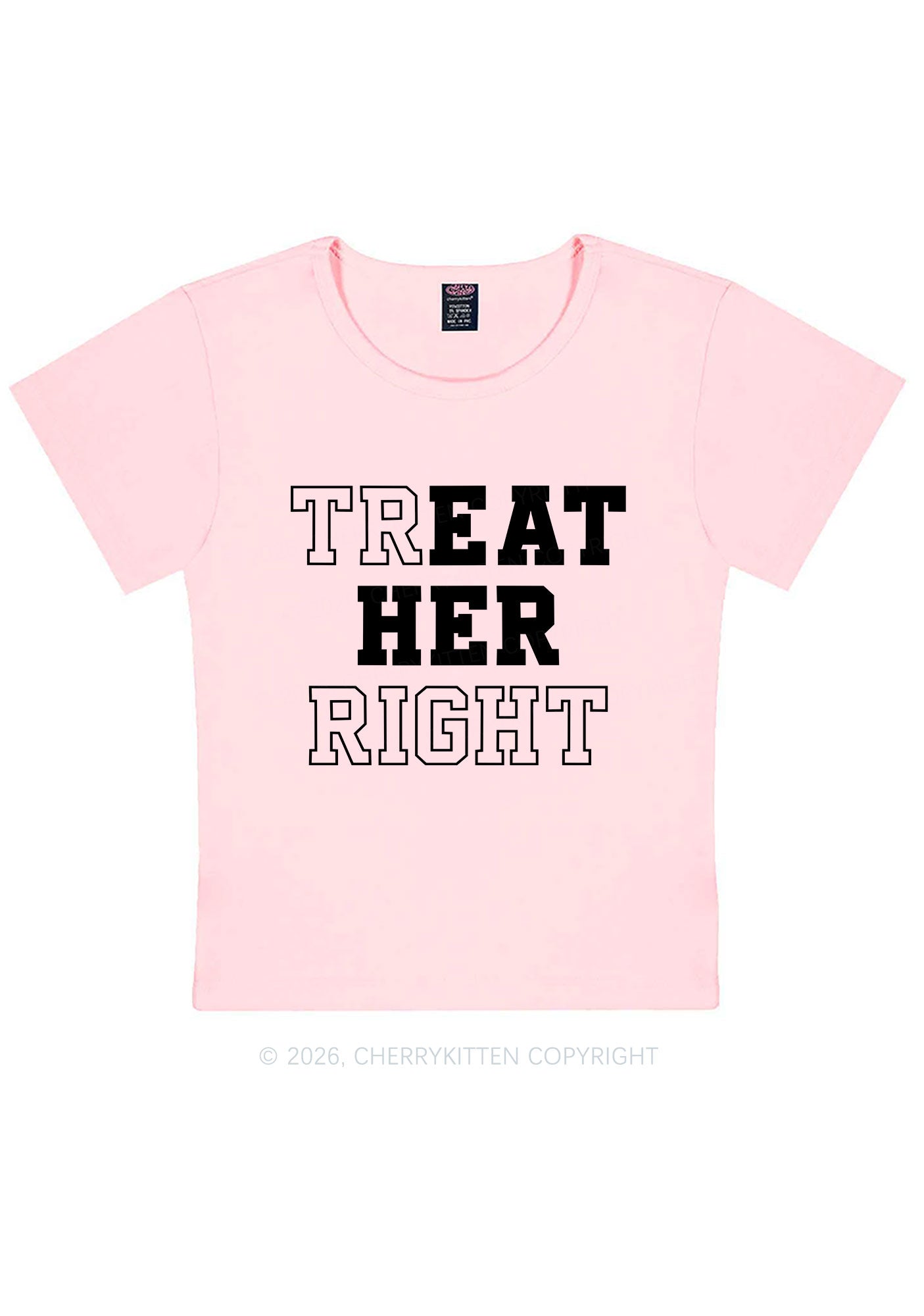 Eat Her Right Pride Y2K Baby Tee Cherrykitten