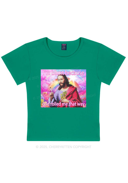 Im Blunt Y2K Baby Tee Cherrykitten