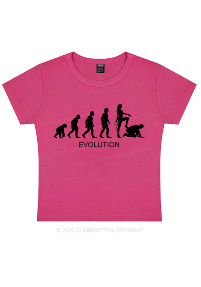 Female Evolution Y2K Baby Tee Cherrykitten
