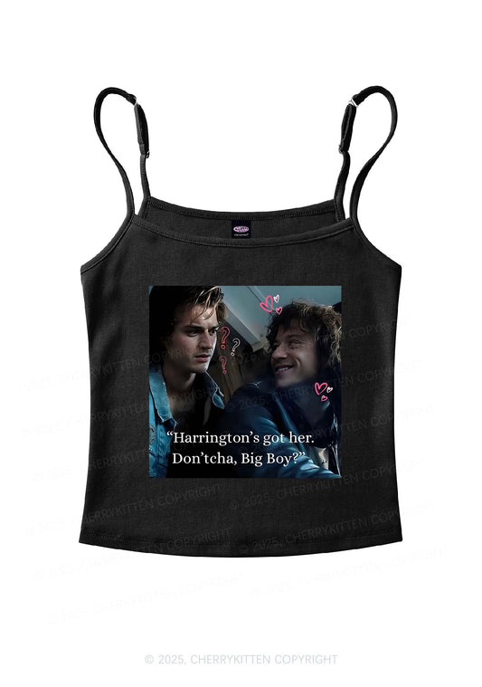 Big Boy Got Her Y2K Spaghetti Strap Cami Cherrykitten