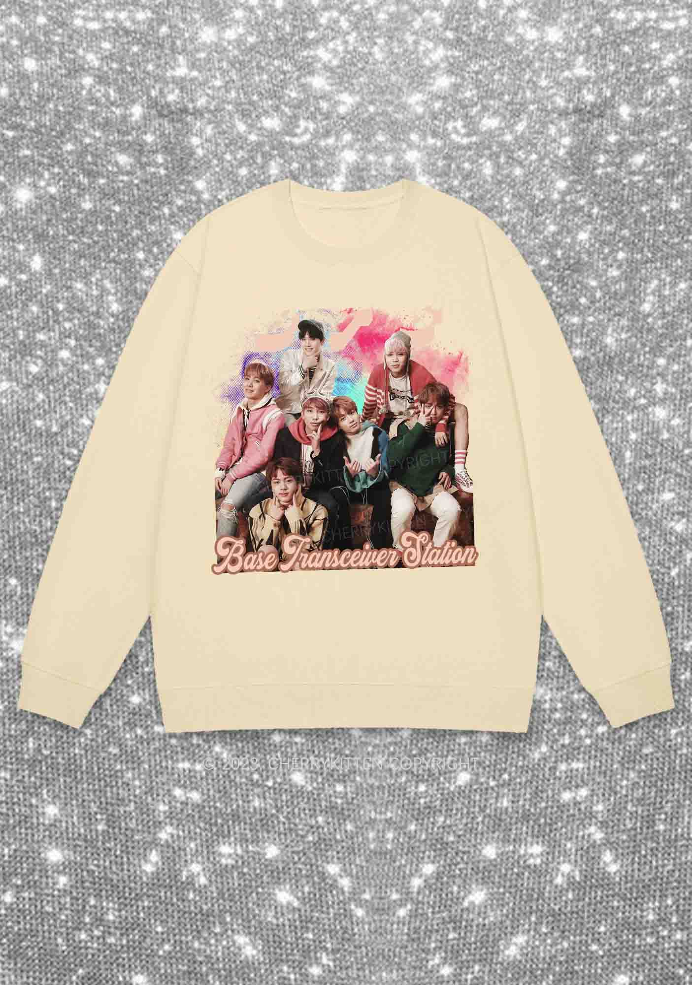 Bangtan Meaning Kpop Y2K Sweatshirt Cherrykitten