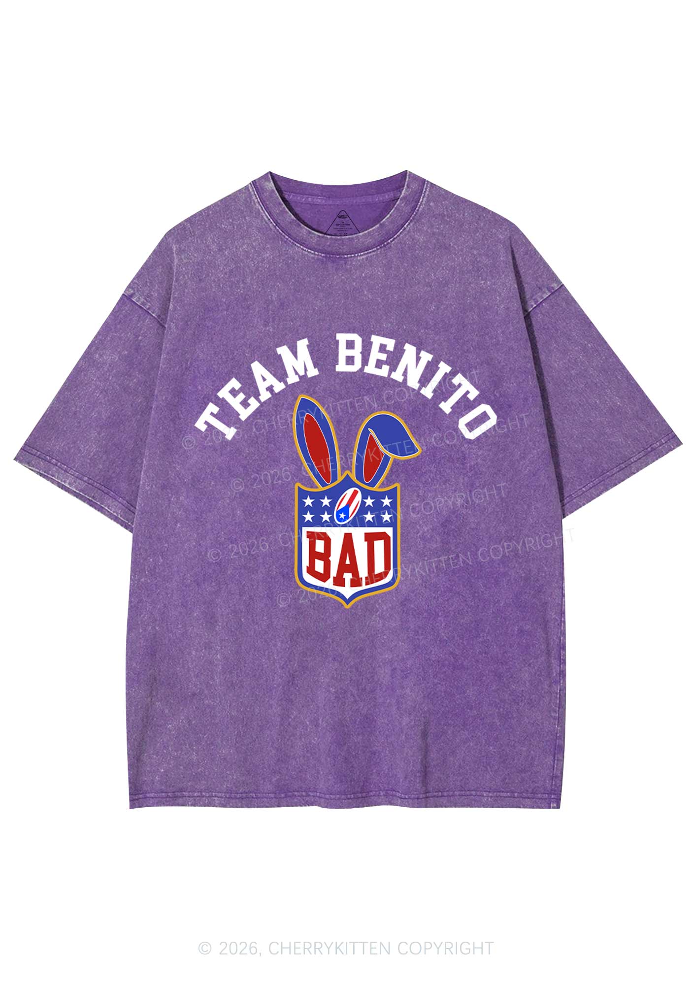 Pink Bad Bunny Y2K Shirts Washed Tee Cherrykitten