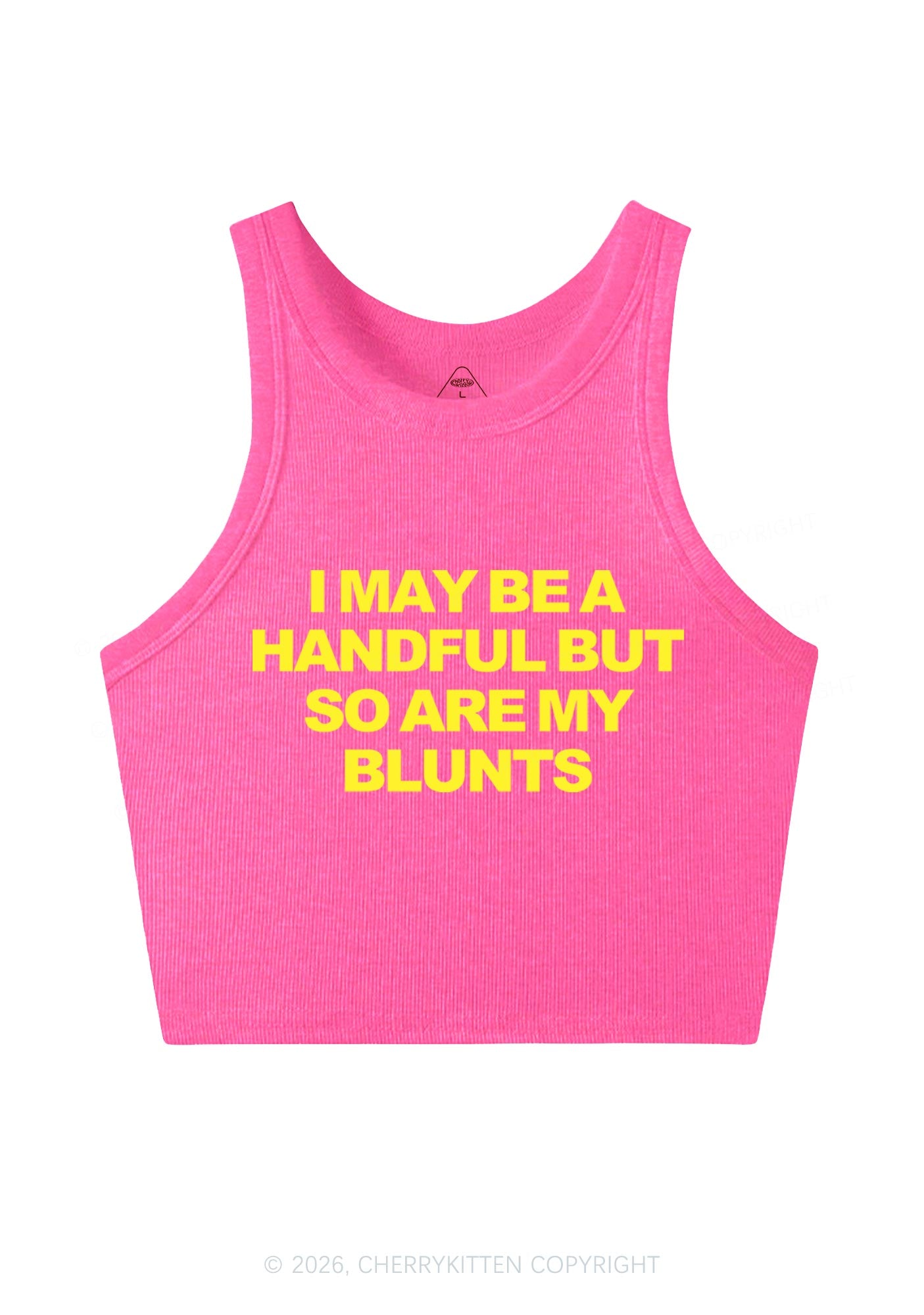Handful Blunts Y2K Crop Tank Top Cherrykitten