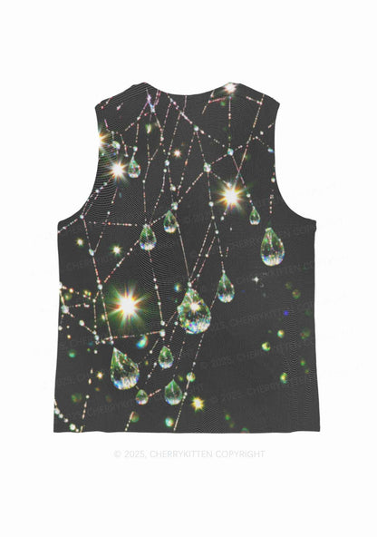 Dew Web Y2K Mesh Muscle Tank Cherrykitten