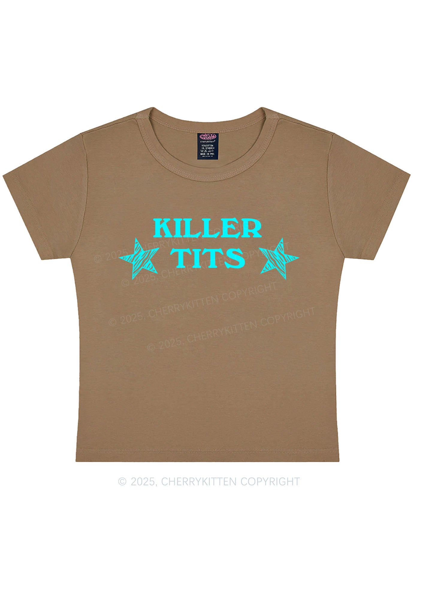 Killer Txts Y2K Baby Tee Cherrykitten