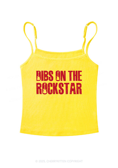 Dibs On The Rockstar Y2K Spaghetti Strap Cami Cherrykitten