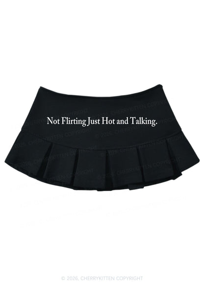 Just Hot And Talking Y2K Mini Pleated Skirts Cherrykitten