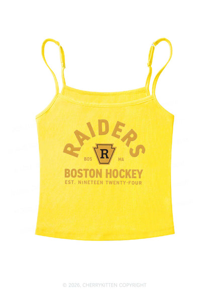Boston Hockey HR Y2K Spaghetti Strap Cami Cherrykitten