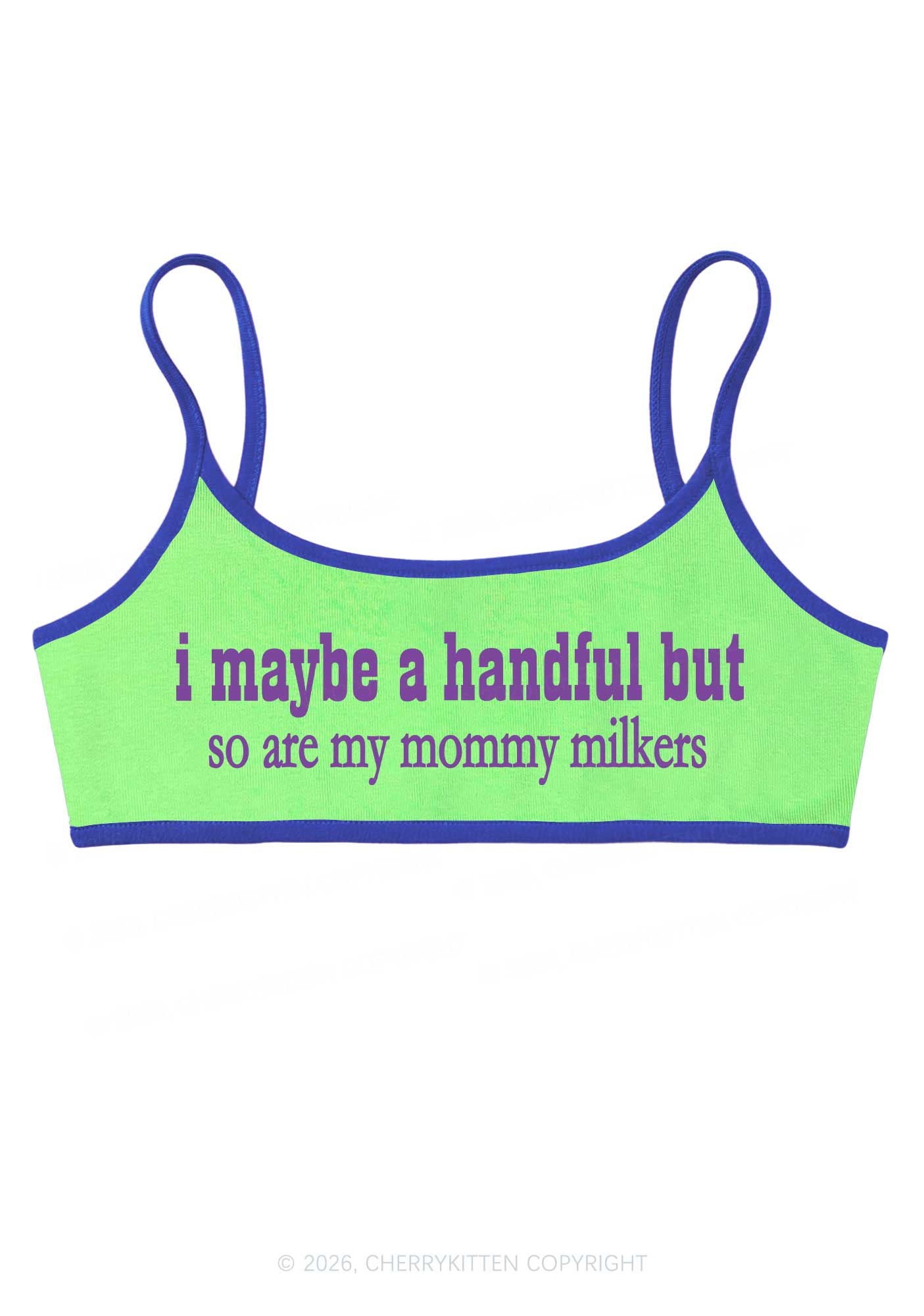 Handful Mommy Milkers Y2K Super Crop Cami Cherrykitten