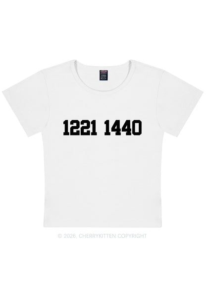 Retro Number HR Y2K Baby Tee Cherrykitten