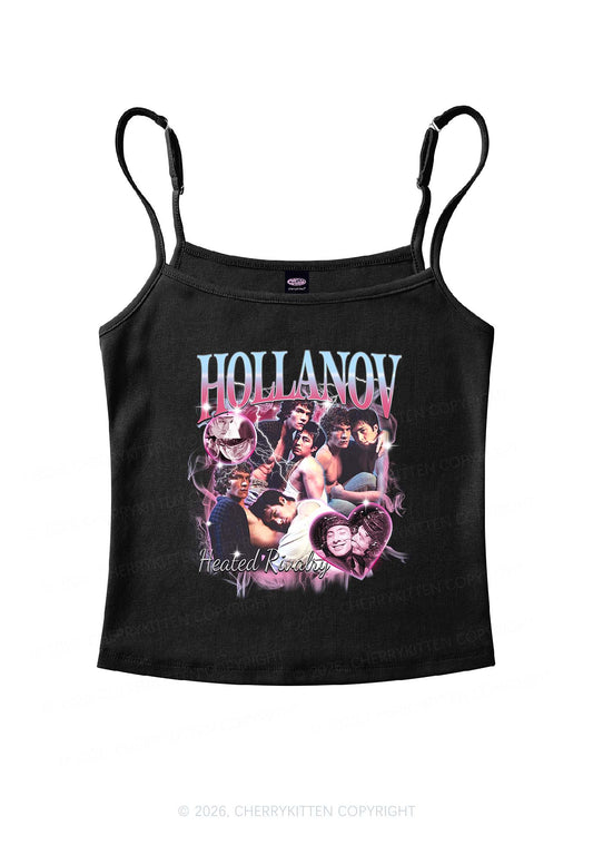 Retro Pink Blue HR Y2K Spaghetti Strap Cami Cherrykitten