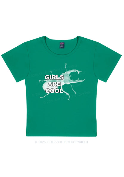 Beetle Girls Are Cool Y2K Baby Tee Cherrykitten