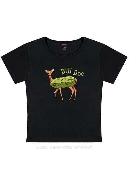 Dill Doe Y2K Baby Tee Cherrykitten