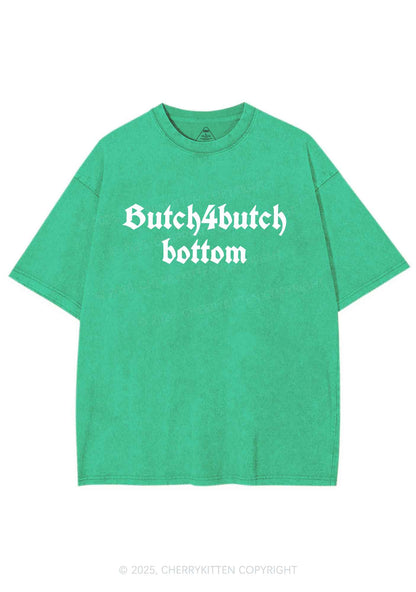 Butch Bottom Pride Y2K Shirts Washed Tee Cherrykitten