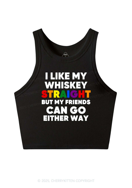 I Like Straight Pride Y2K Crop Tank Top Cherrykitten
