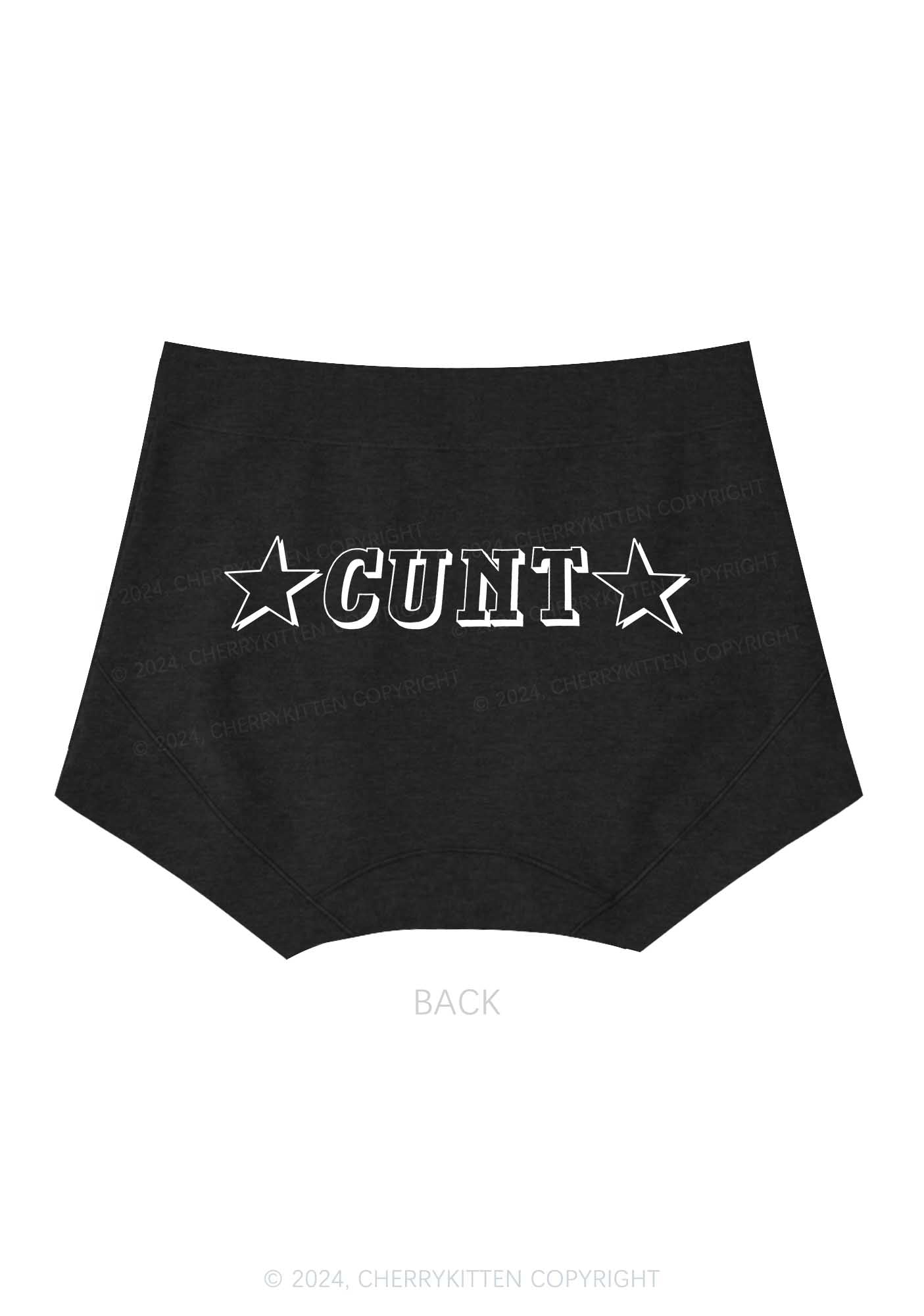 Star Count Y2K Mid Rise Waist Boyshort Cherrykitten