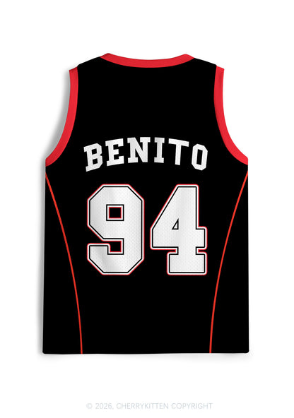 Black Team Bunny Y2K Sport Jersey Tank Cherrykitten