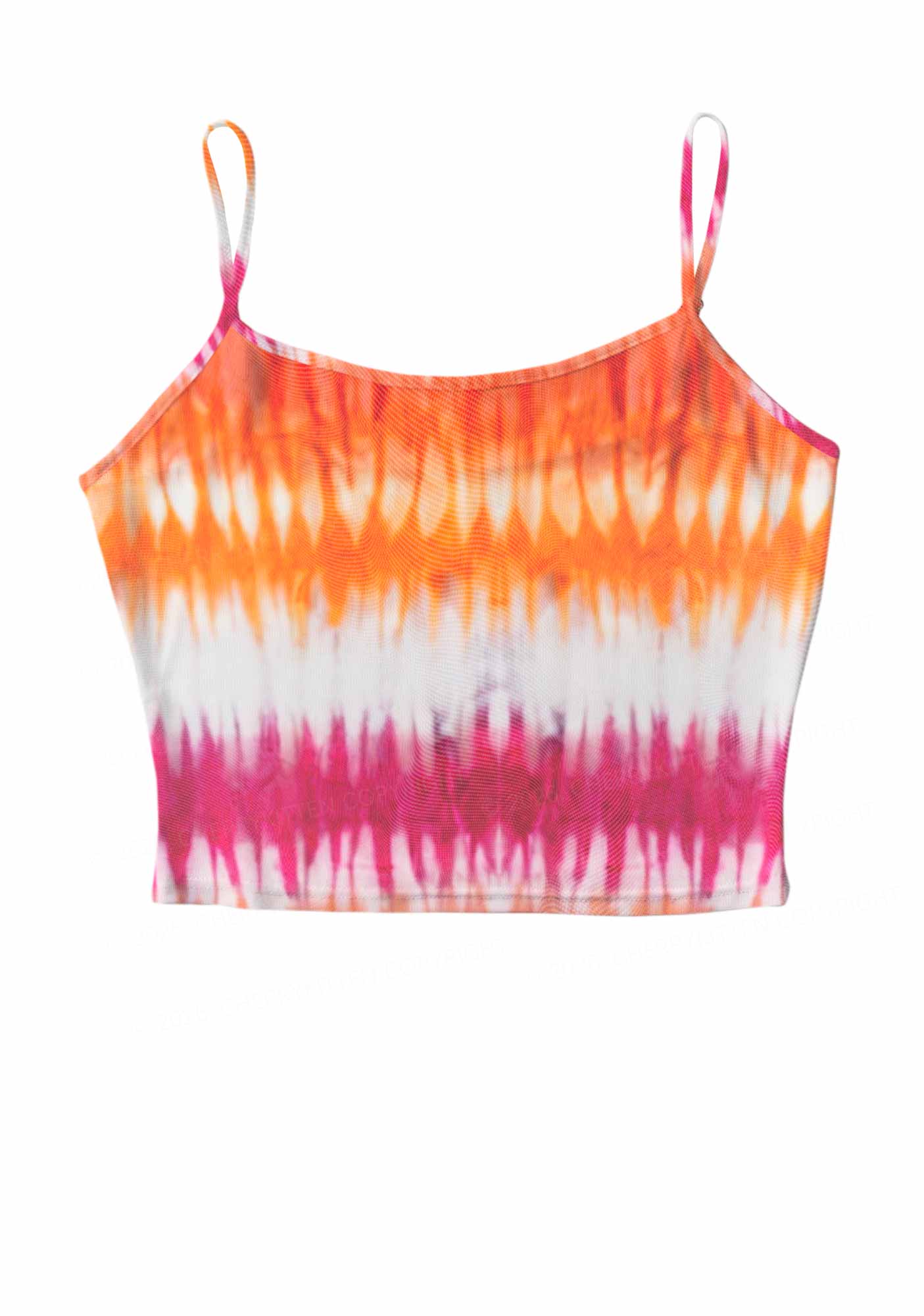 Lesbian Tie Dye Pride Y2K Mesh Cami Tank Cherrykitten