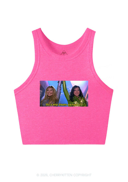 This Is What Dreams Are Y2K Crop Tank Top Cherrykitten