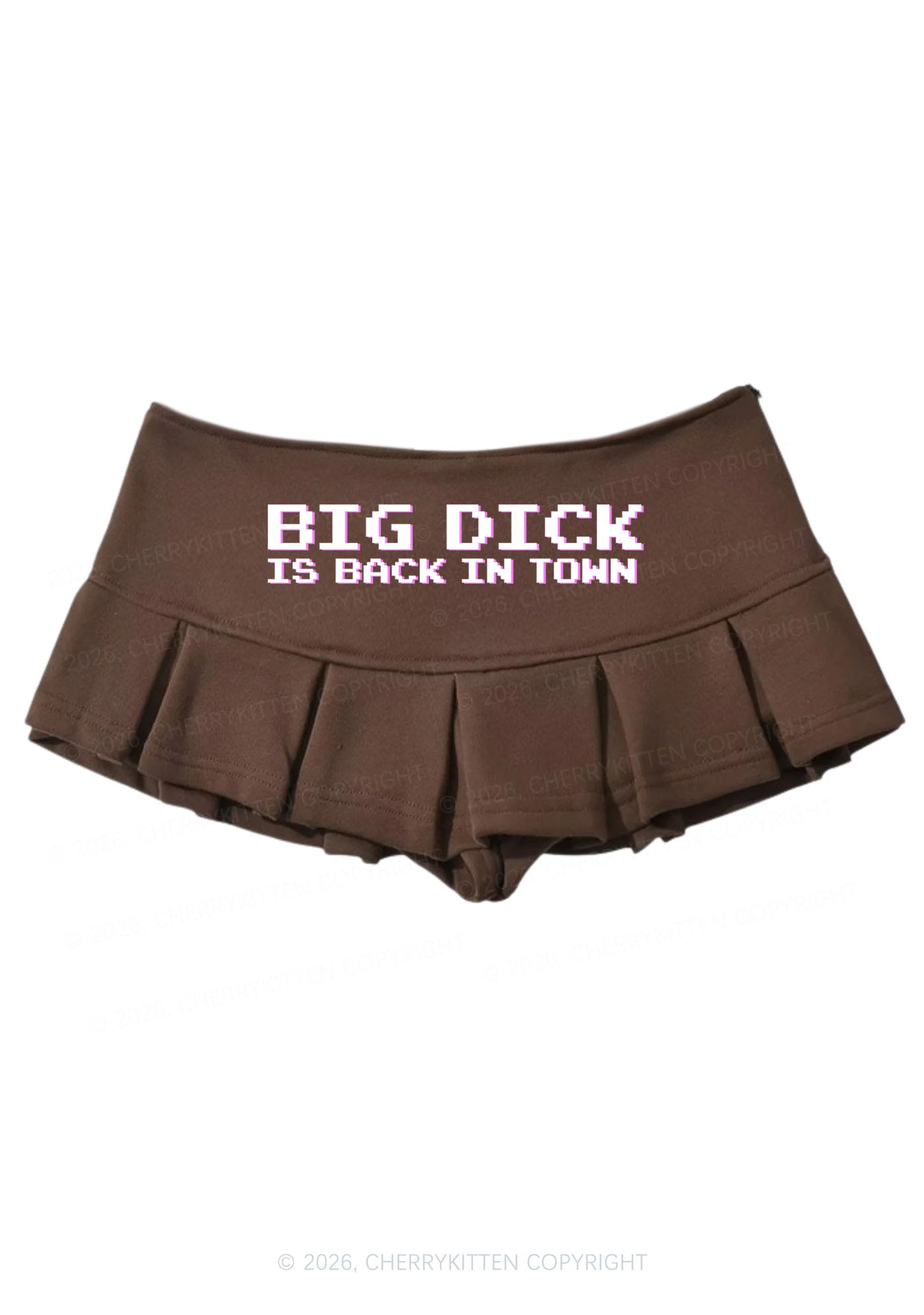 Big Is Back In Town Y2K Mini Pleated Skirts Cherrykitten