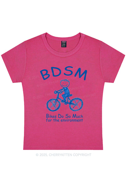 Bikes Do Much Environment Y2K Baby Tee Cherrykitten