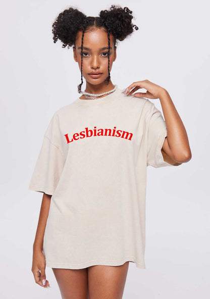 Lesbianism Y2K Shirts Washed Tee Cherrykitten