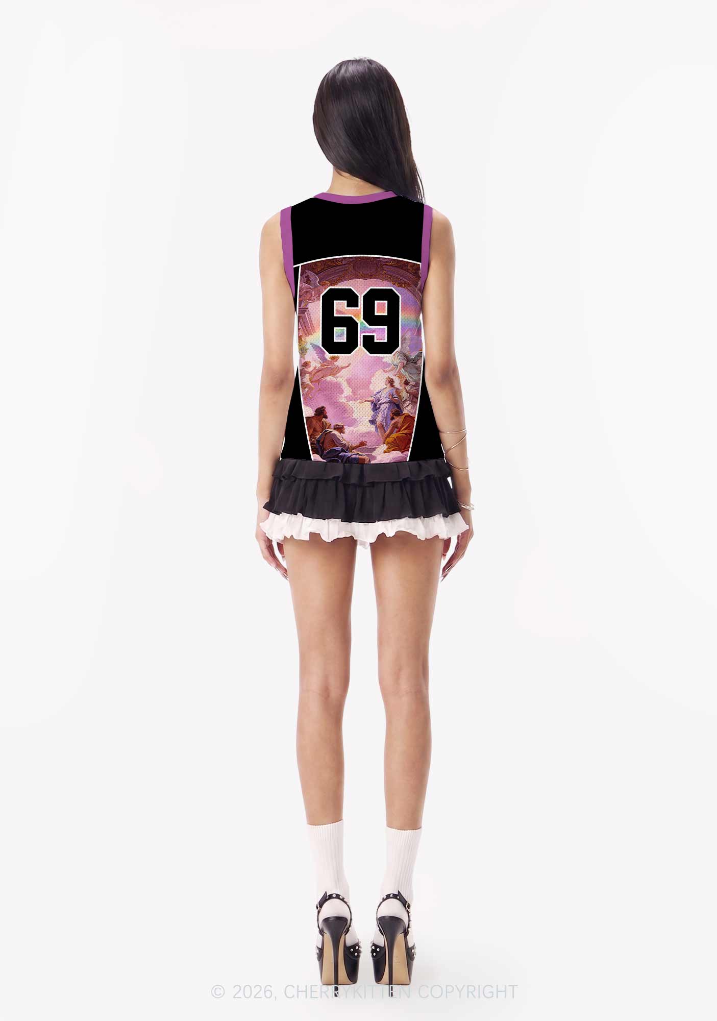 See You In Hell Angel Pride Y2K Sport Jersey Tank Cherrykitten
