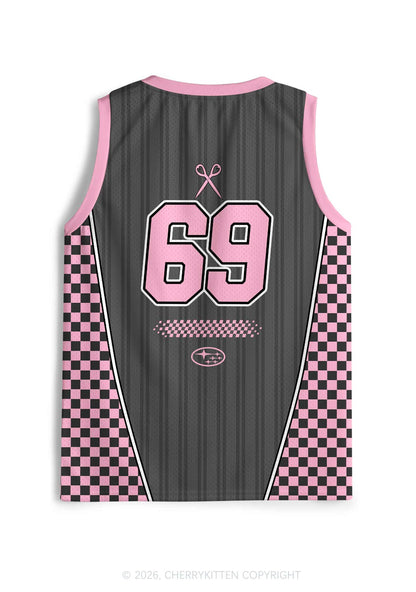 Grey Smile If You Are Lesbian Pride Y2K Sport Jersey Tank Cherrykitten