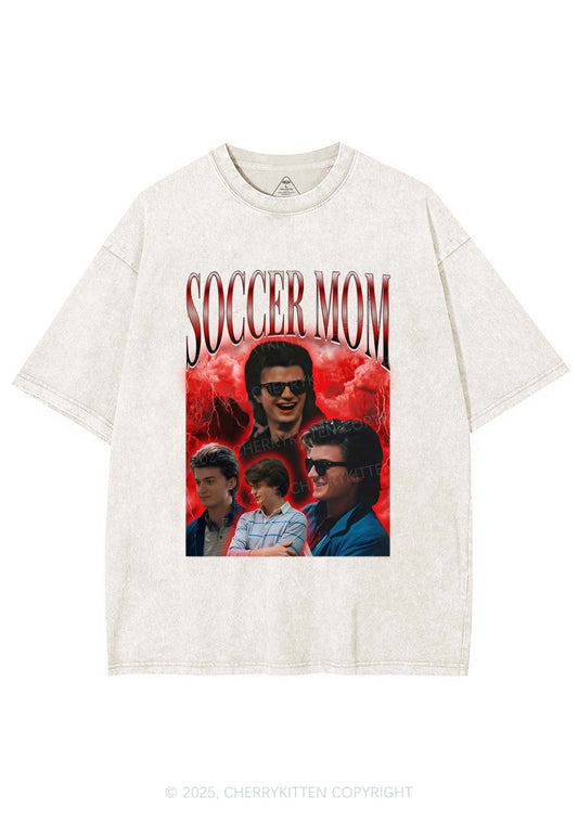 Soccer Mom Y2K Shirts Washed Tee Cherrykitten