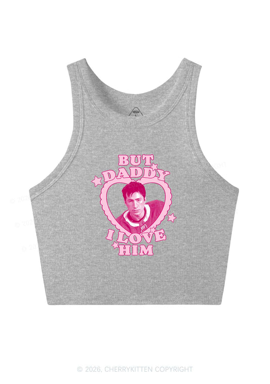 But Daddy I Love HW Y2K Crop Tank Top Cherrykitten
