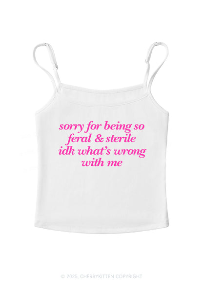 Being Feral Sterile Y2K Spaghetti Strap Cami Cherrykitten