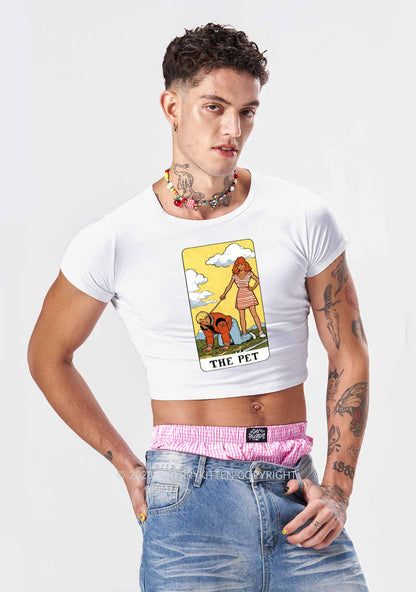 The Pet Y2K Baby Tee Cherrykitten